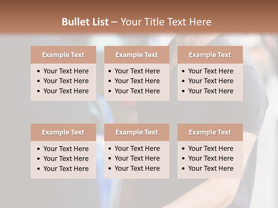 Driver Male Automobile PowerPoint Template
