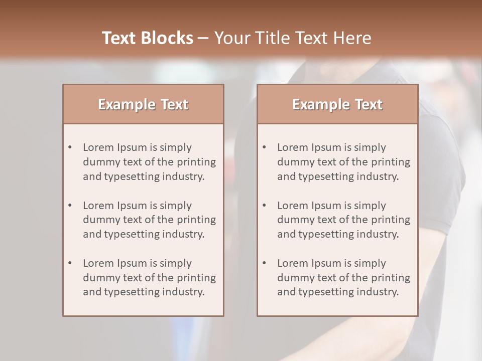Driver Male Automobile PowerPoint Template