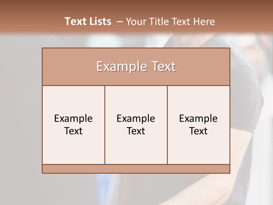 Driver Male Automobile PowerPoint Template