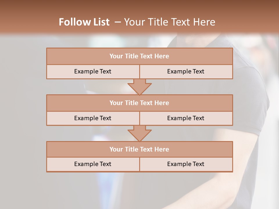 Driver Male Automobile PowerPoint Template