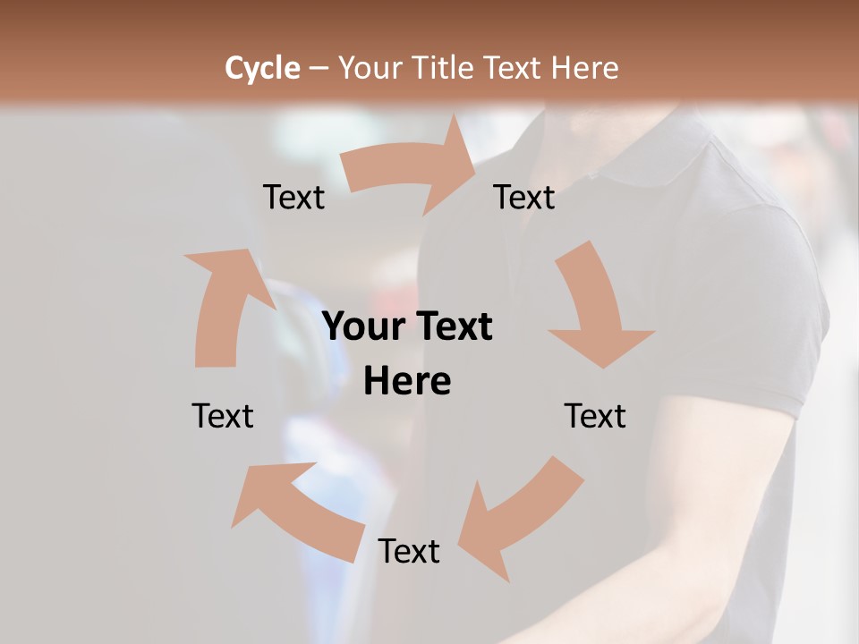 Driver Male Automobile PowerPoint Template