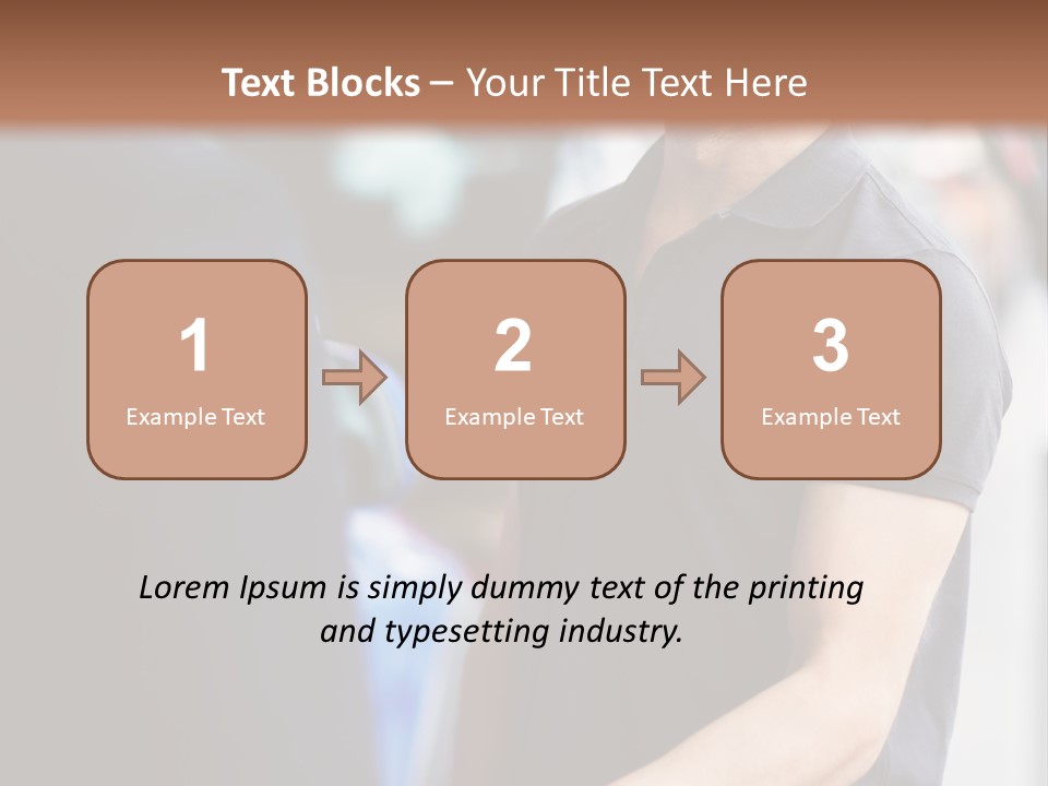 Driver Male Automobile PowerPoint Template