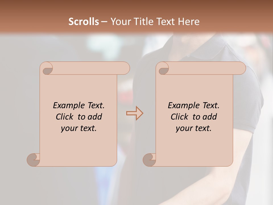Driver Male Automobile PowerPoint Template