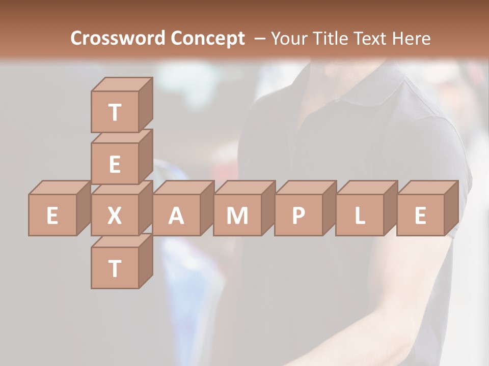 Driver Male Automobile PowerPoint Template