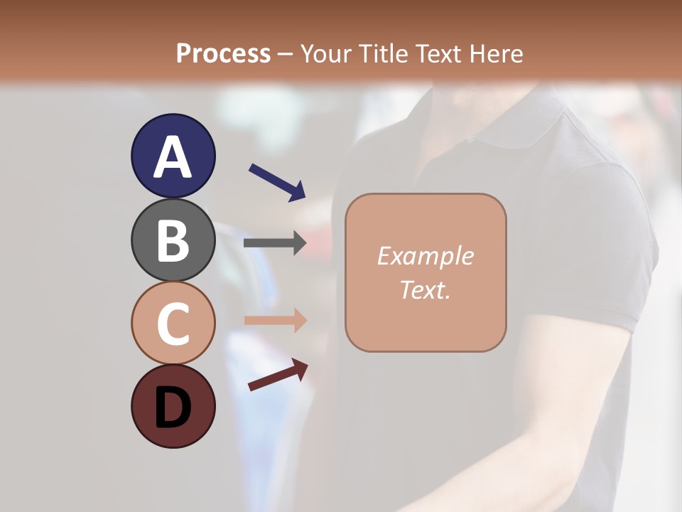 Driver Male Automobile PowerPoint Template