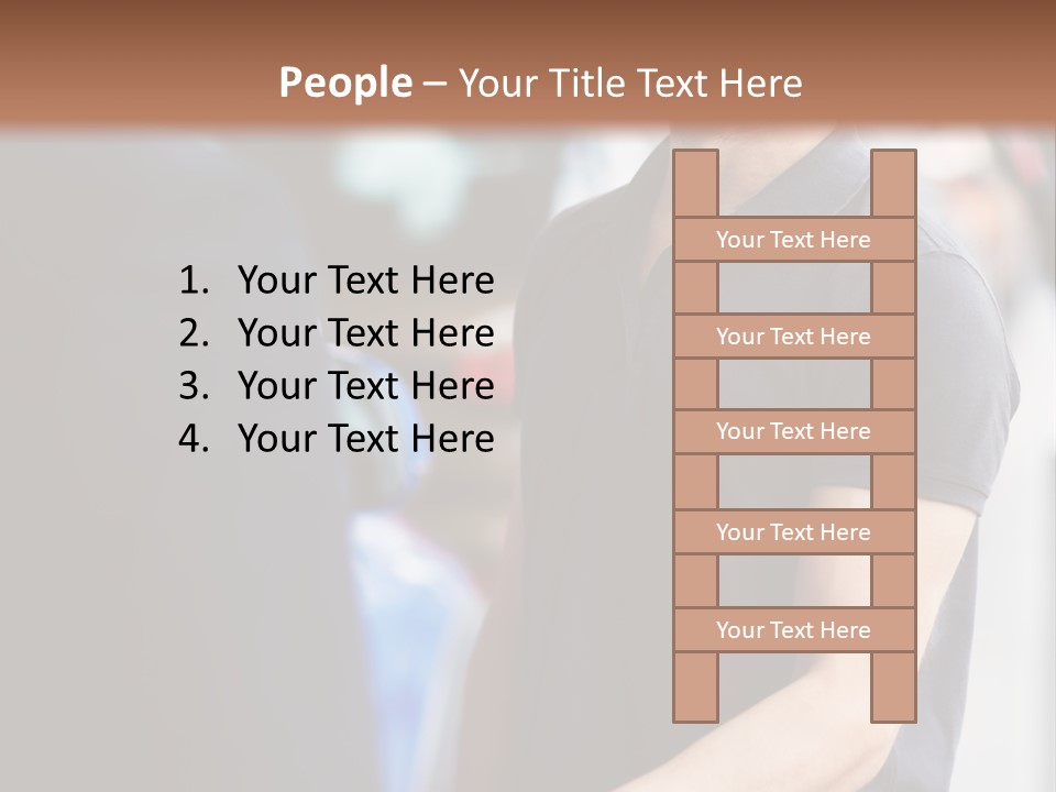 Driver Male Automobile PowerPoint Template