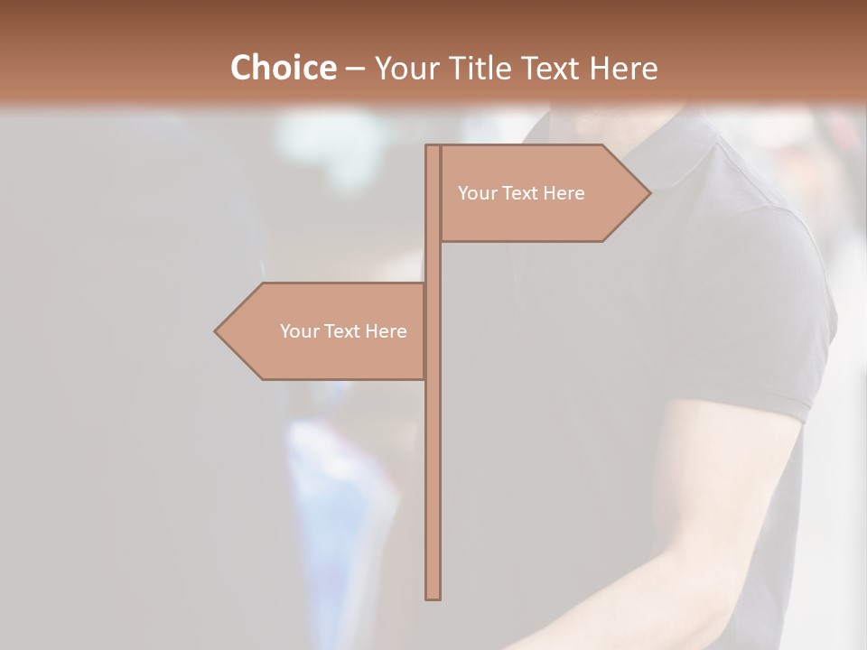 Driver Male Automobile PowerPoint Template