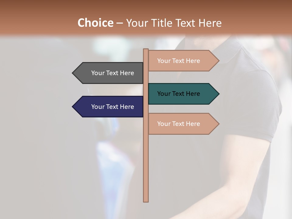 Driver Male Automobile PowerPoint Template