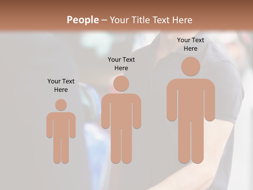 Driver Male Automobile PowerPoint Template