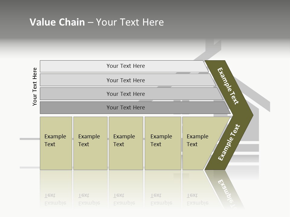 A Black And White House On A White Background PowerPoint Template