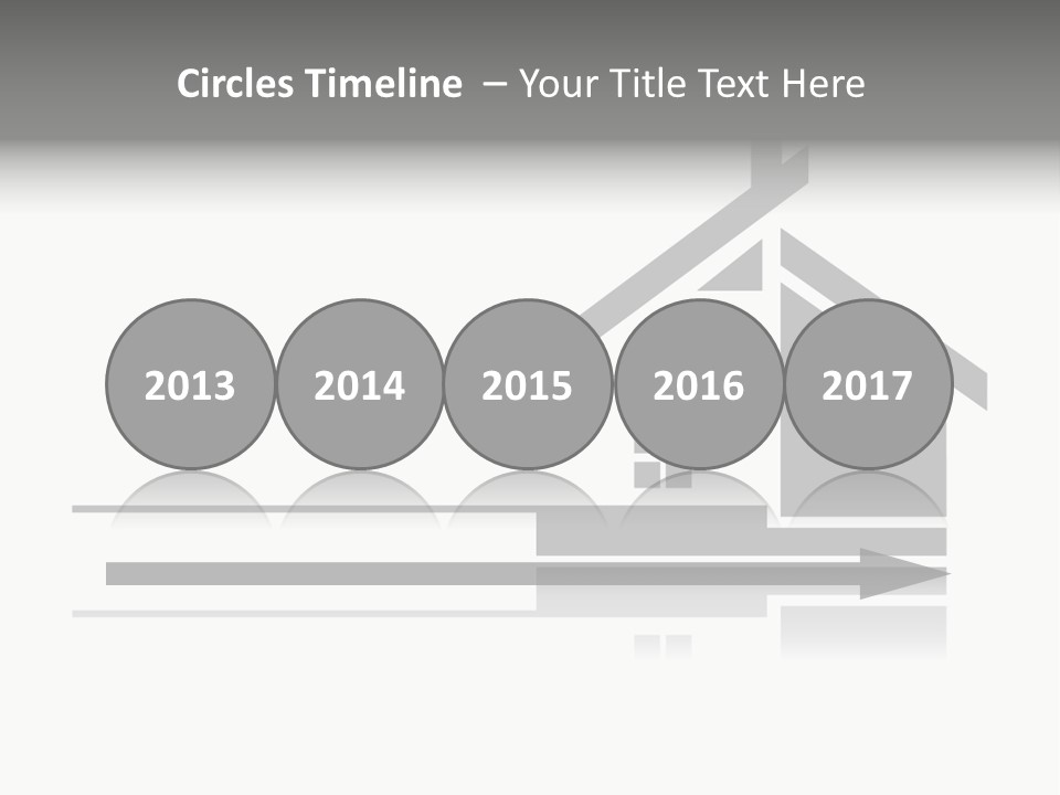 A Black And White House On A White Background PowerPoint Template