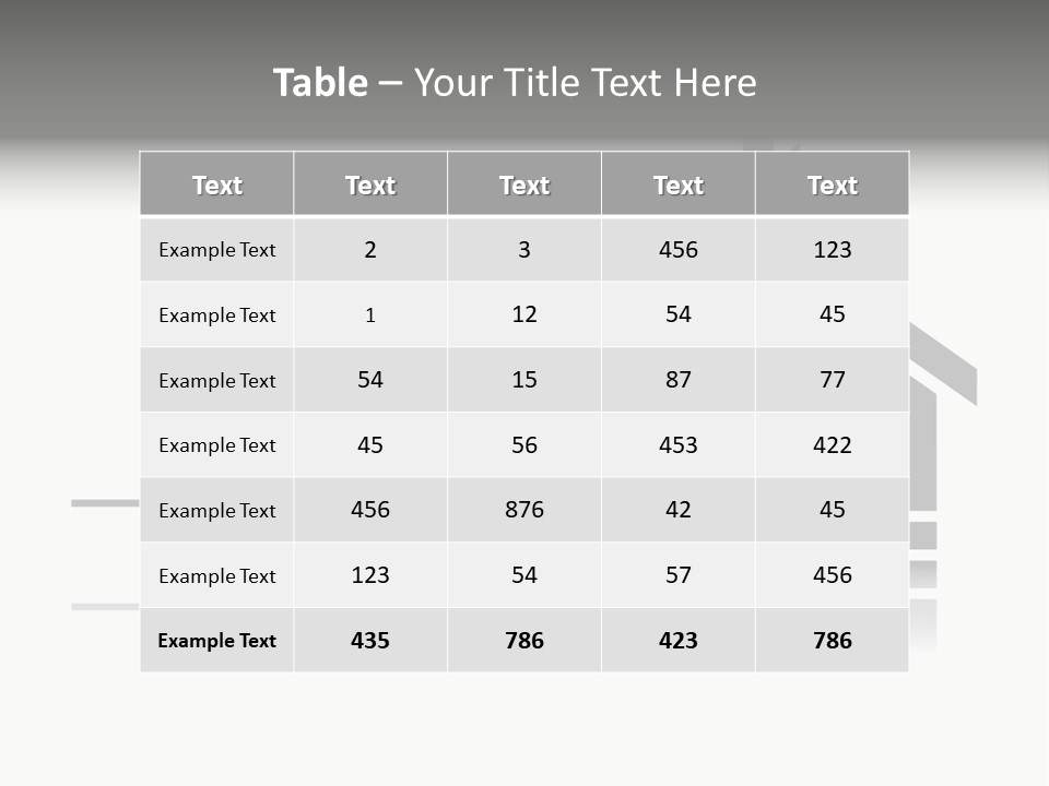 A Black And White House On A White Background PowerPoint Template