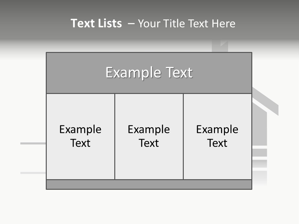 A Black And White House On A White Background PowerPoint Template