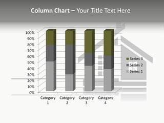 A Black And White House On A White Background PowerPoint Template