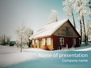 Season Nobody Village PowerPoint Template