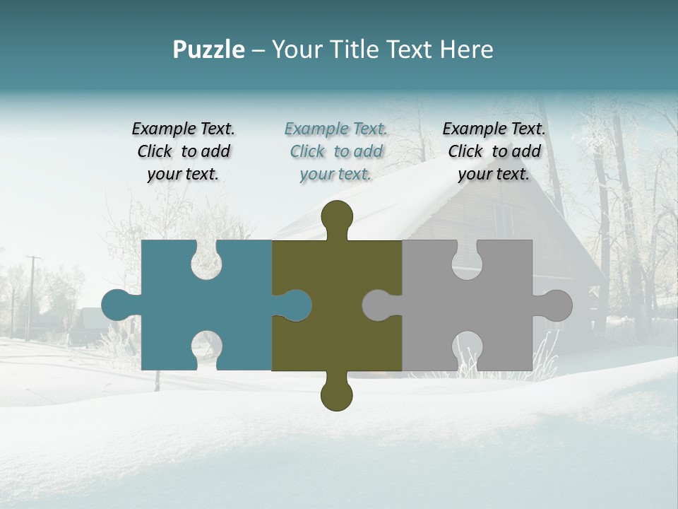 Season Nobody Village PowerPoint Template