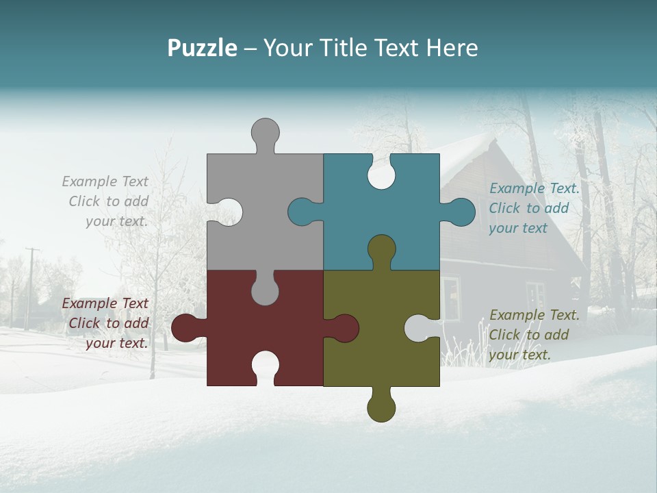 Season Nobody Village PowerPoint Template