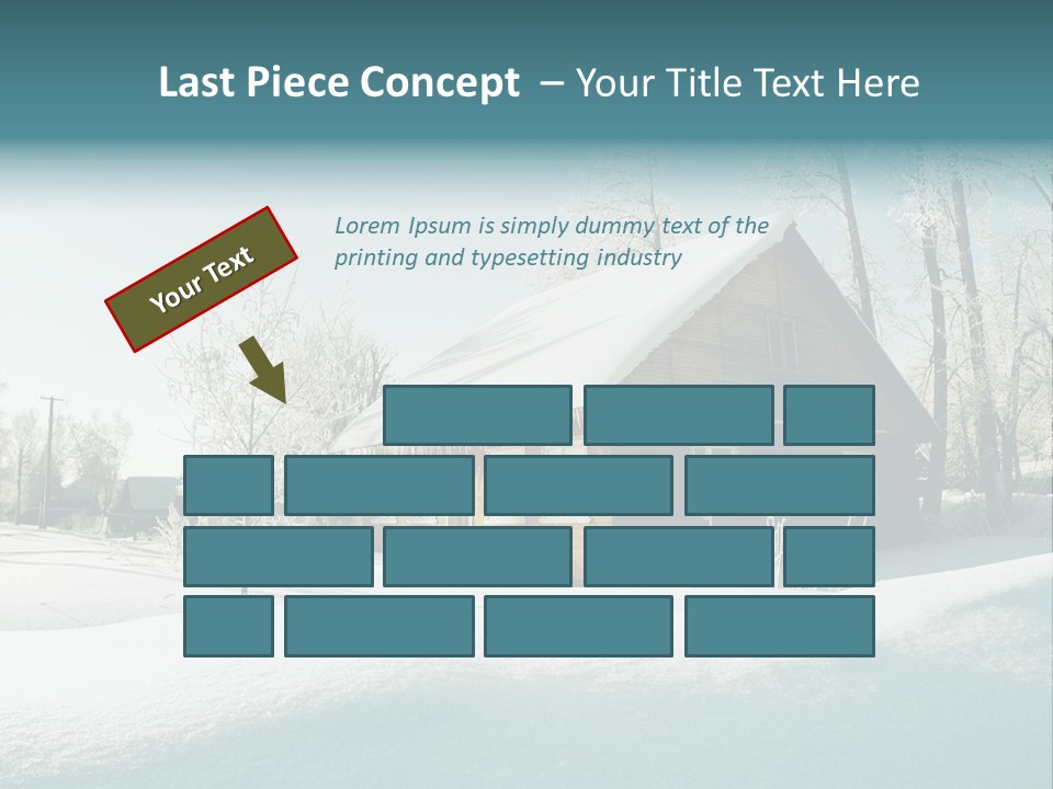 Season Nobody Village PowerPoint Template