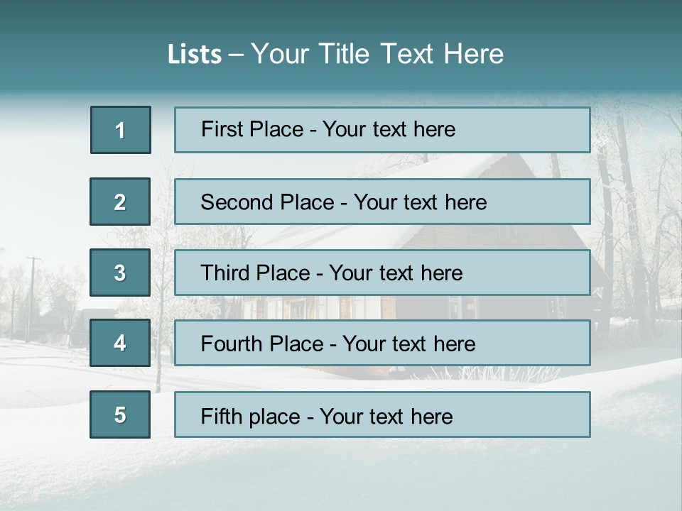 Season Nobody Village PowerPoint Template