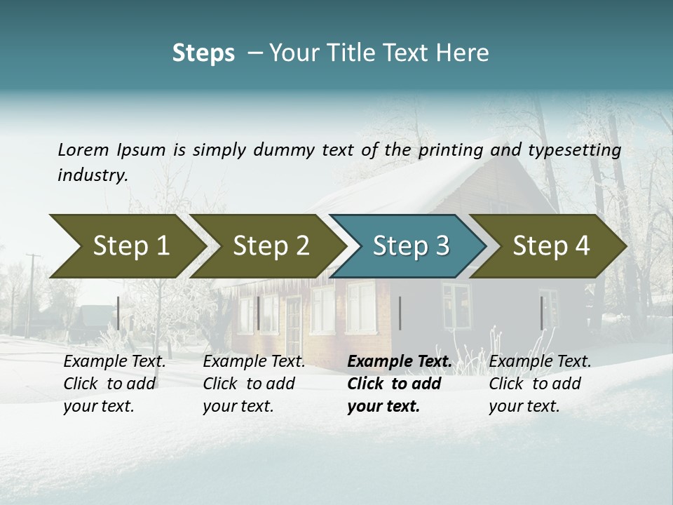 Season Nobody Village PowerPoint Template