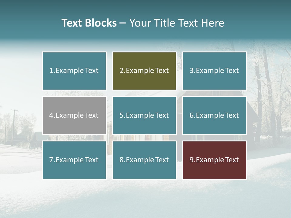 Season Nobody Village PowerPoint Template