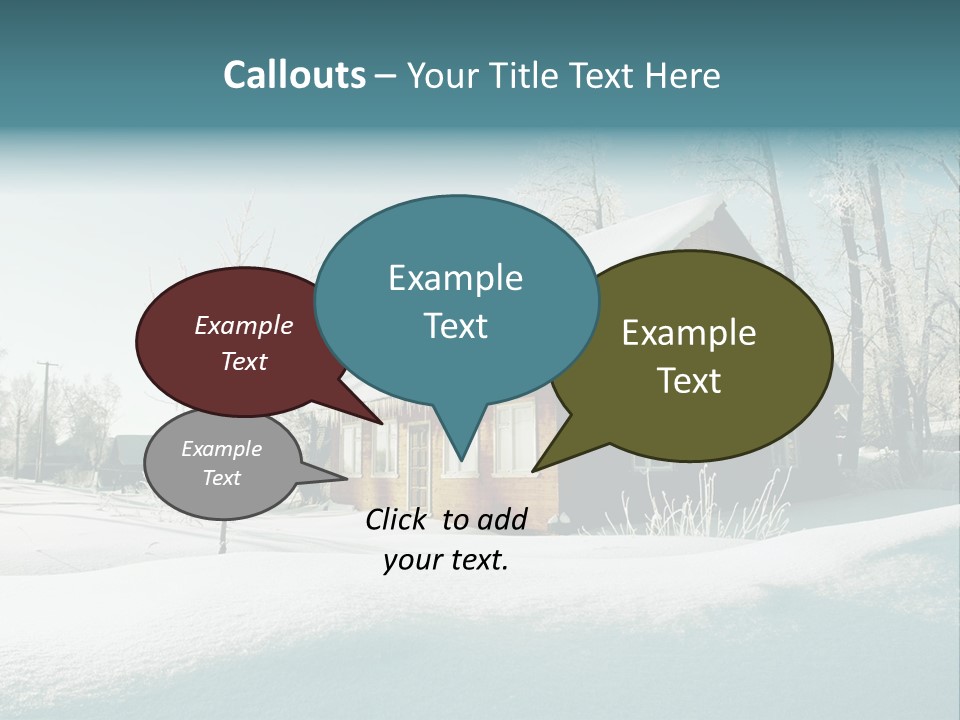 Season Nobody Village PowerPoint Template