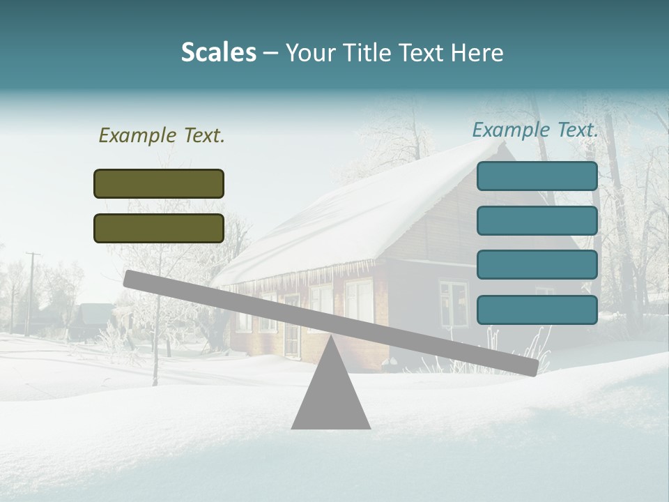 Season Nobody Village PowerPoint Template