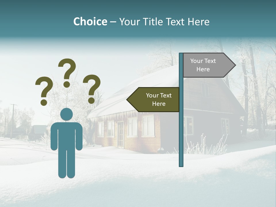 Season Nobody Village PowerPoint Template