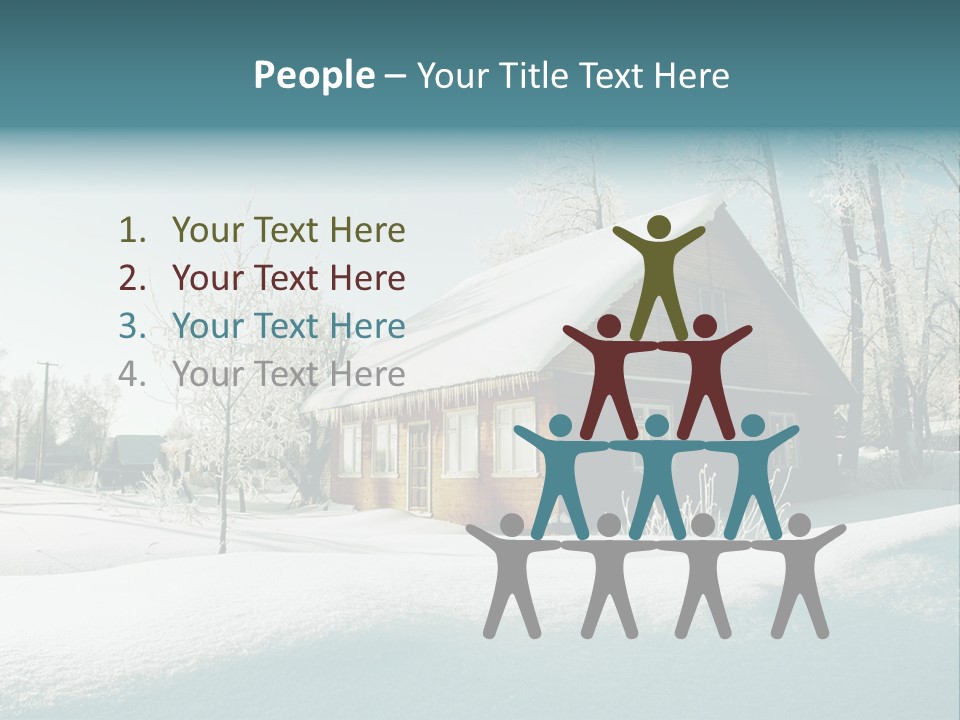 Season Nobody Village PowerPoint Template