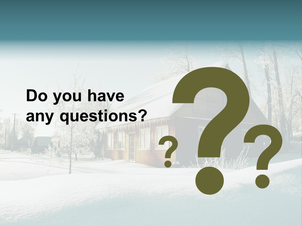 Season Nobody Village PowerPoint Template