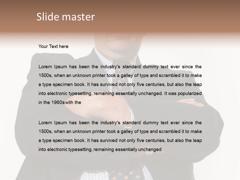 Blocking Displease Emotion PowerPoint Template