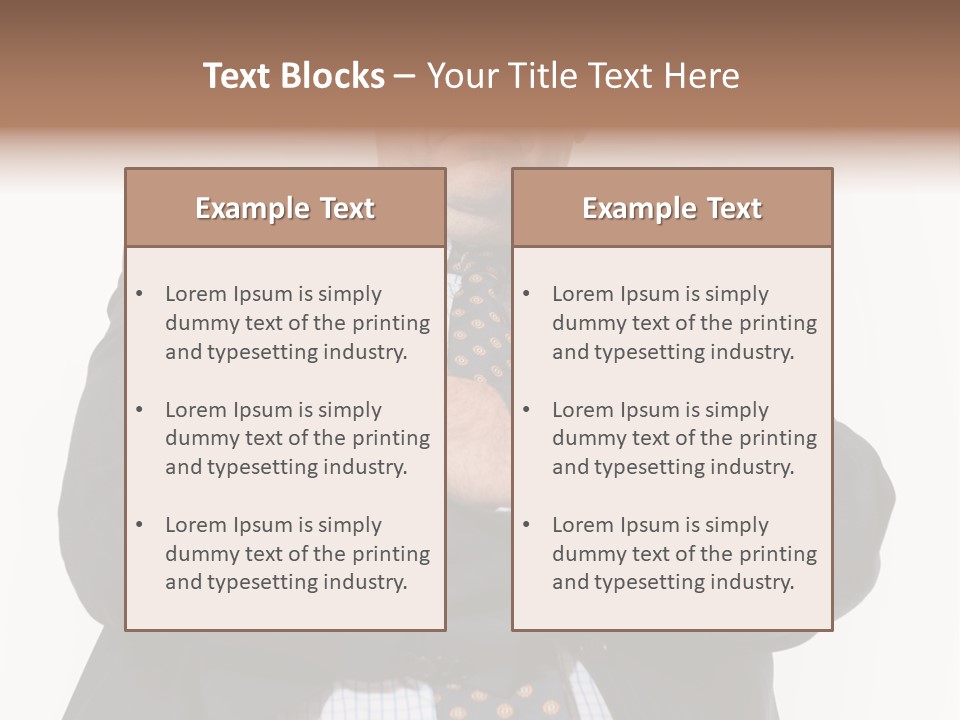 Blocking Displease Emotion PowerPoint Template