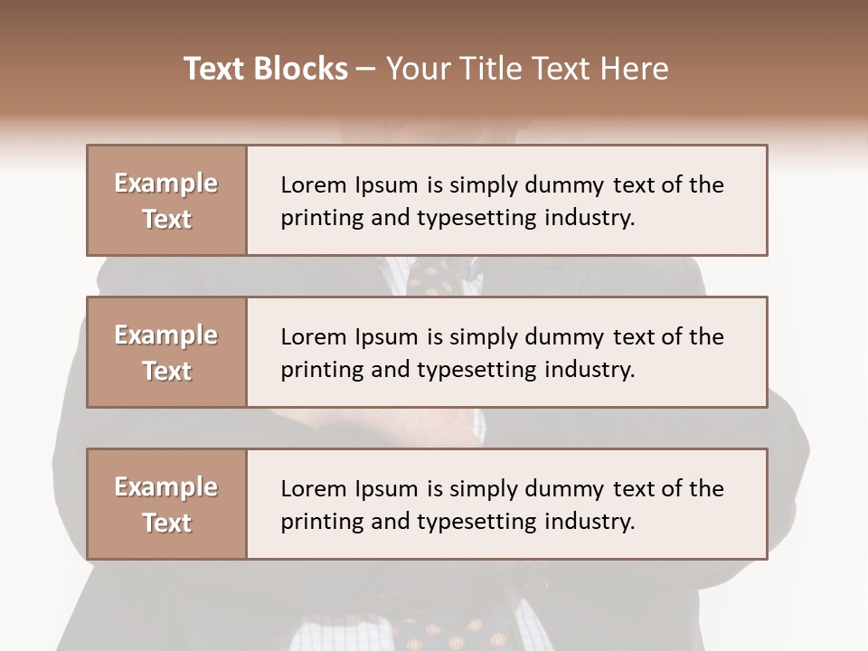 Blocking Displease Emotion PowerPoint Template