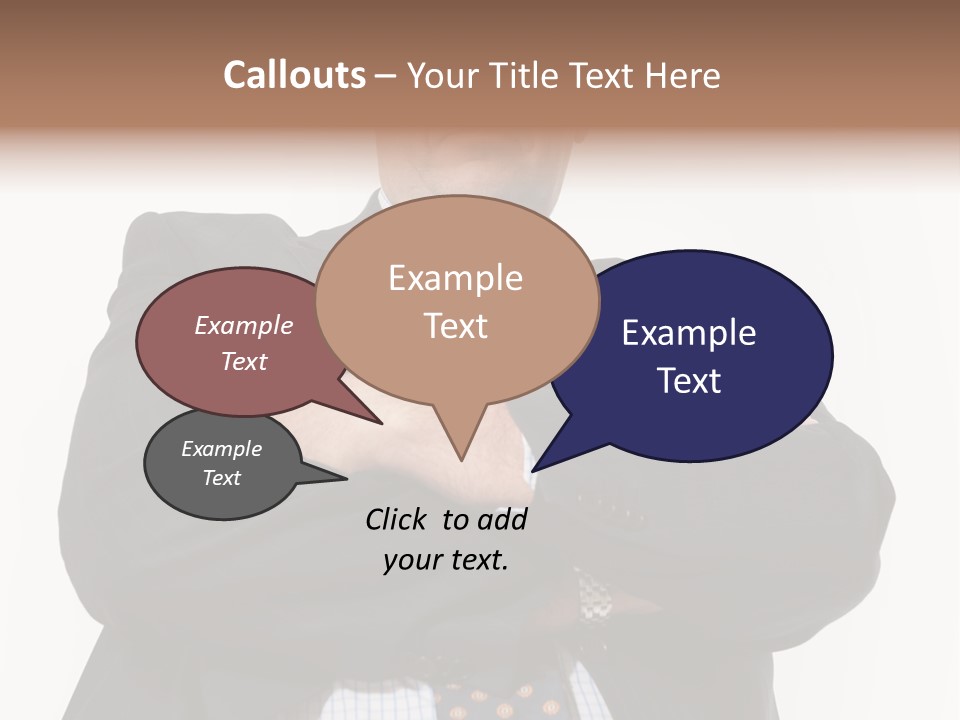 Blocking Displease Emotion PowerPoint Template