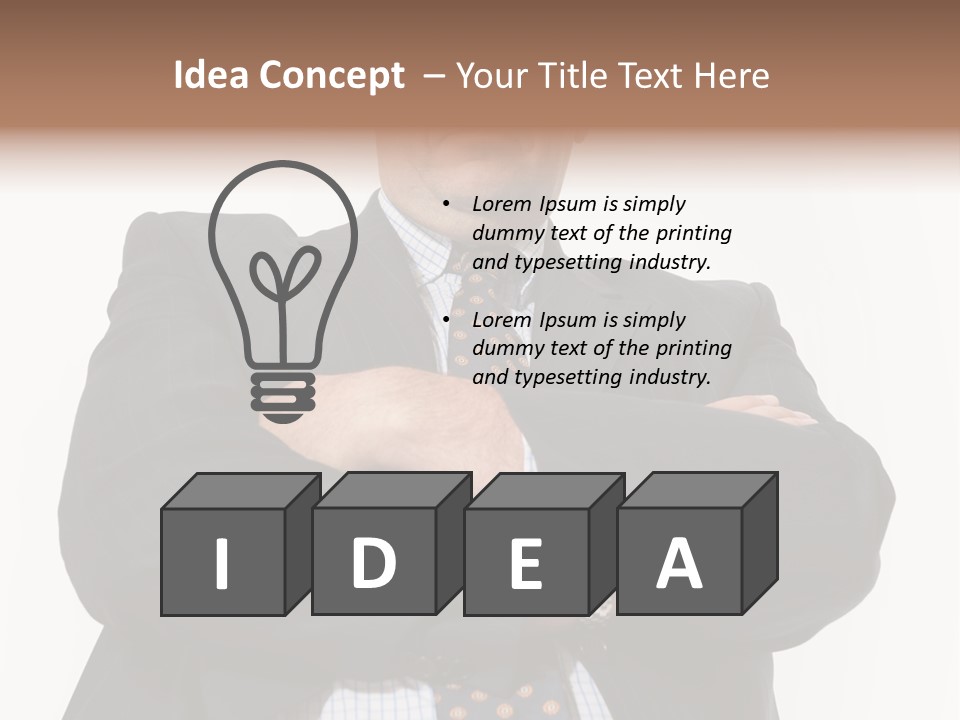 Blocking Displease Emotion PowerPoint Template