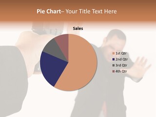 Crime Holding Stress PowerPoint Template