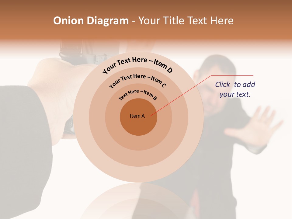 Crime Holding Stress PowerPoint Template