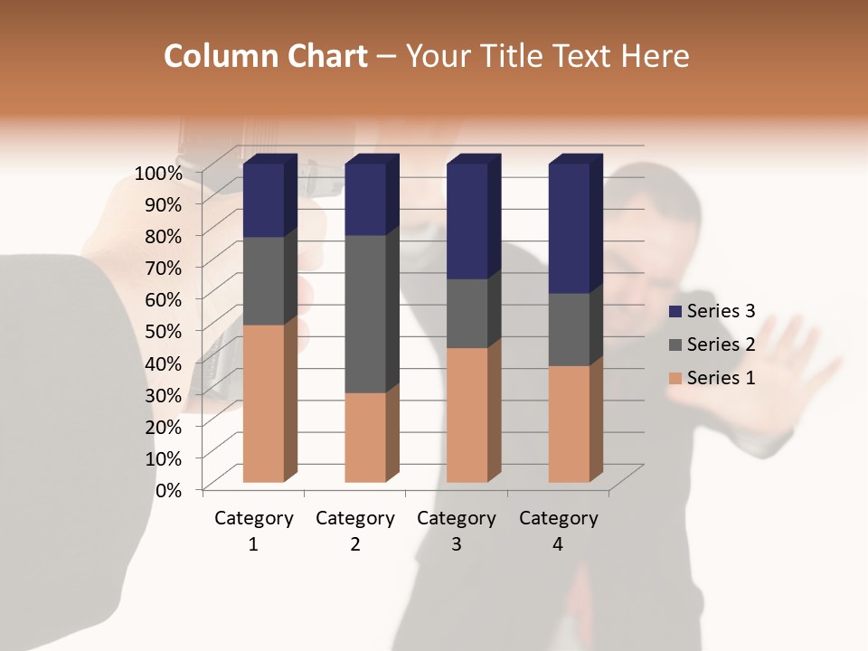 Crime Holding Stress PowerPoint Template
