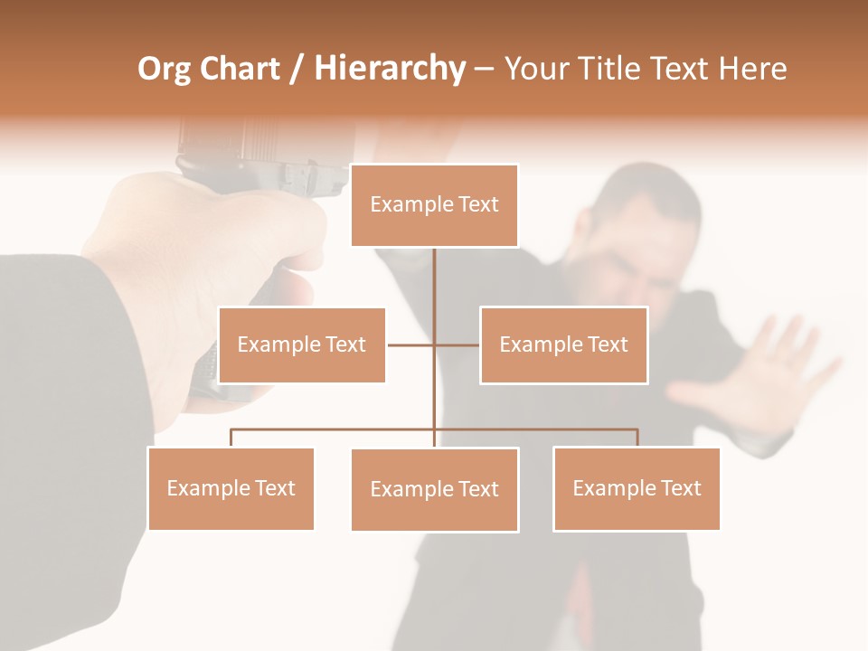 Crime Holding Stress PowerPoint Template