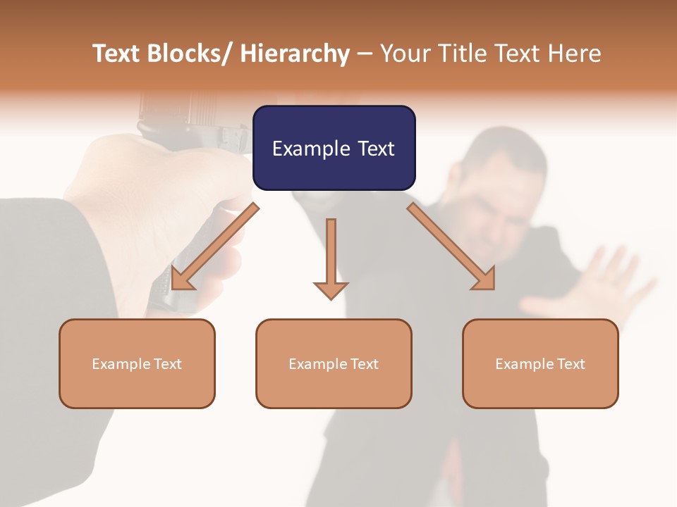 Crime Holding Stress PowerPoint Template