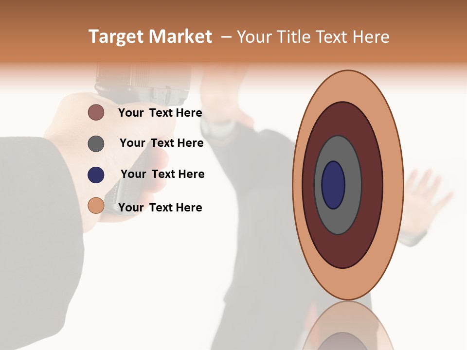 Crime Holding Stress PowerPoint Template