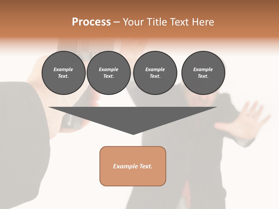 Crime Holding Stress PowerPoint Template