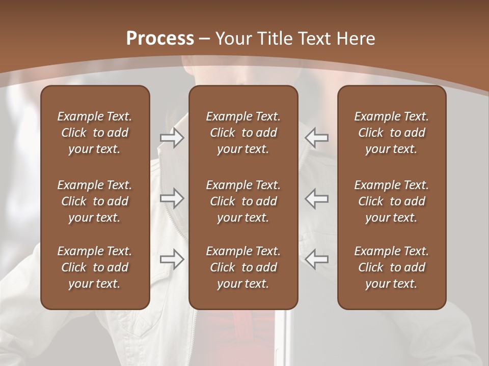 A Woman Holding A Laptop In Front Of A Group Of People PowerPoint Template
