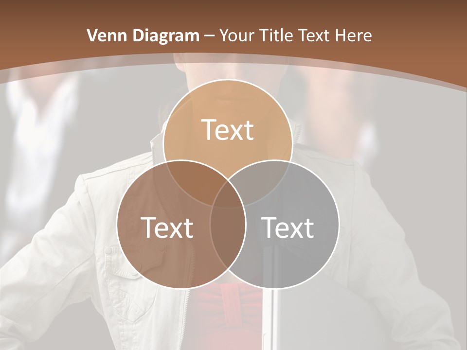 A Woman Holding A Laptop In Front Of A Group Of People PowerPoint Template