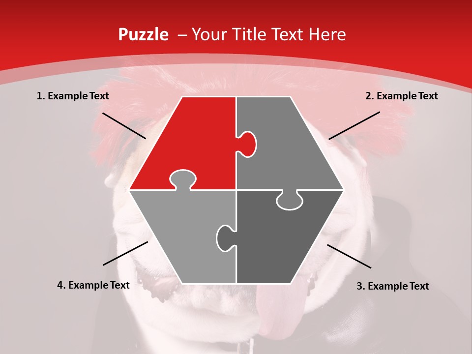 Silly Staring Bull PowerPoint Template