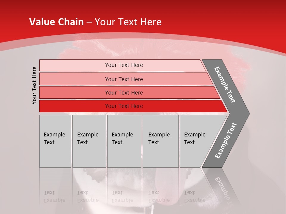 Silly Staring Bull PowerPoint Template