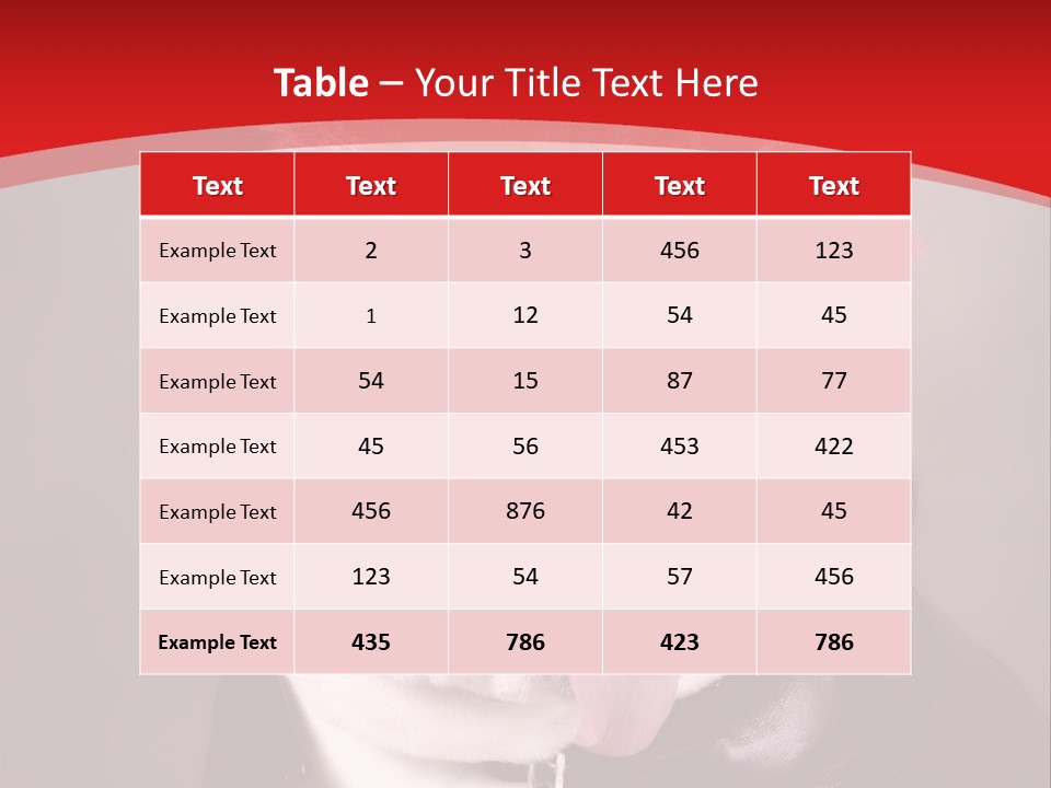 Silly Staring Bull PowerPoint Template