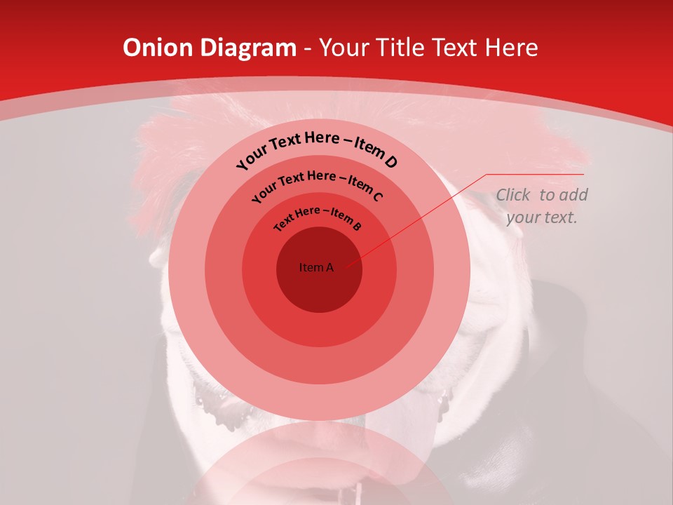 Silly Staring Bull PowerPoint Template