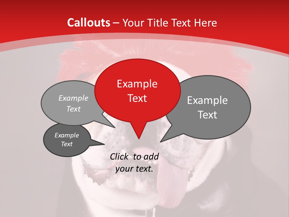 Silly Staring Bull PowerPoint Template