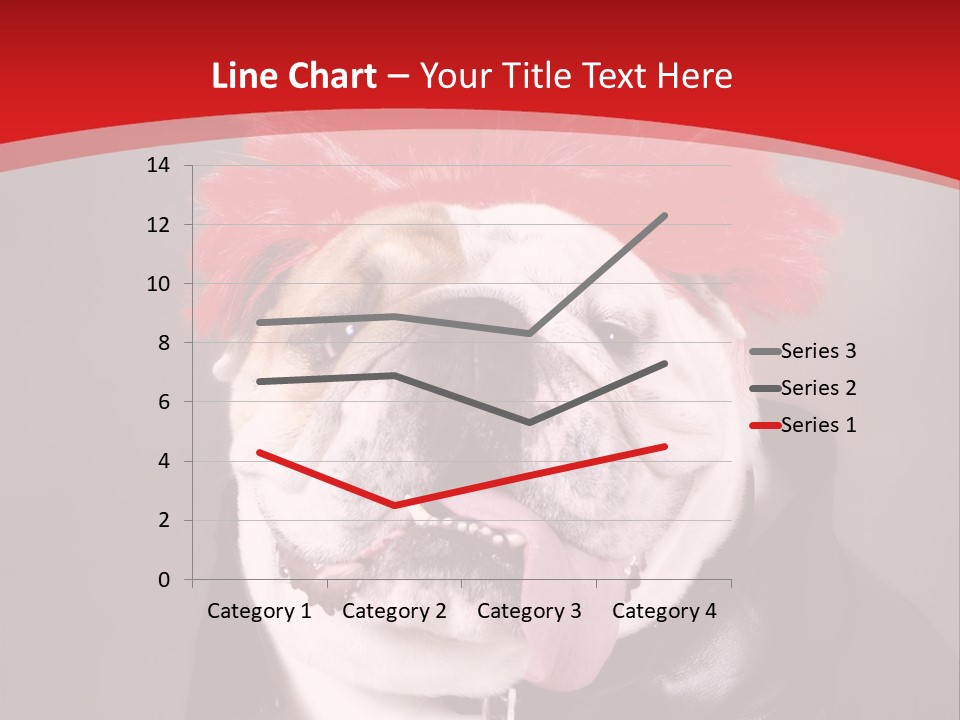 Silly Staring Bull PowerPoint Template